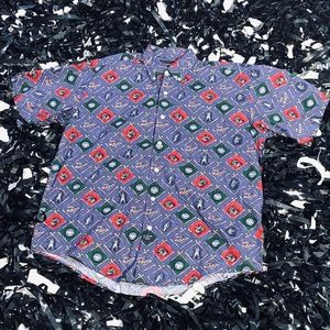 The Arrow Company Men's Baseball Button up Large